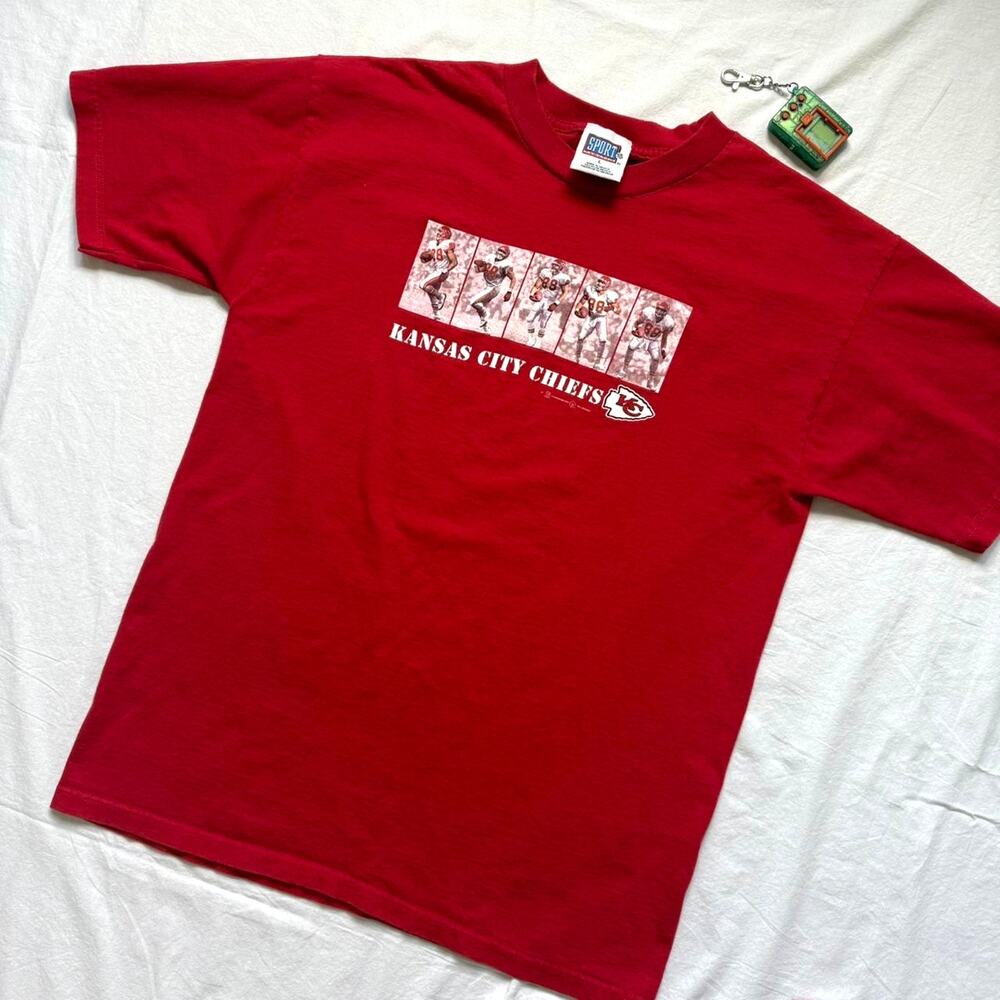 Vintage Y2K Kansas City Chiefs Tony Gonzalez T-Shirt - L